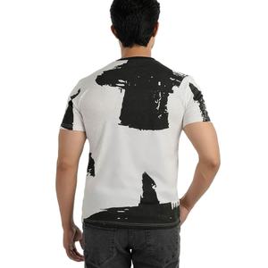 Camiseta de punto grueso con diseño estampado, ropa informal de corte regular, ropa de moda, ropa de playa de gran venta, camiseta para hombre - Product Image 6