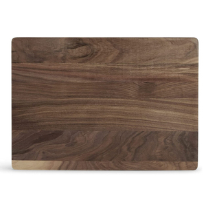 Tabla de cortar redonda hecha a mano de madera de nogal oscuro Natural personalizada OEM para cocina accesorio de cocina personalizado caja empaquetada - Product Image 2