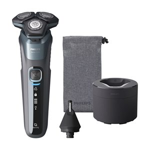 Afeitadora Eléctrica Rotativa para Hombre con Triple Cuchilla, Uso en Seco/Húmedo/Impermeable, Lámina de Repuesto en Alemán para Afeitar Cara y Cuerpo - Product Image 6