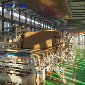 Chất thải giấy carton nhà máy tái chế dây chuyền sản xuất máy giấy tái chế Jumbo cuộn giấy kraft Máy làm - Product Image 5
