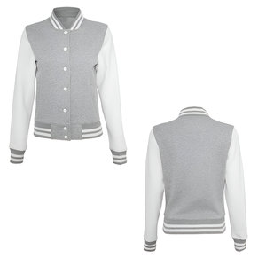 Nuevo estilo, chaqueta universitaria para mujer, logotipo bordado personalizado y chaquetas transpirables con letras para mujer, perfectas para la temporada de moda 2025 - Product Image 4
