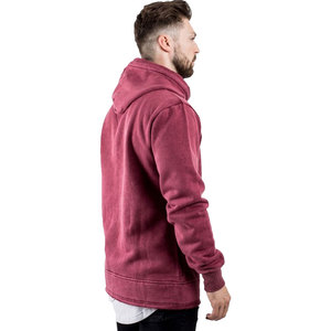 High Demand Oversized 100% Cotton <b>Men's</b> Hoodie <b>Crop</b> <b>Top</b> with Heavyweight Features Washed and Digital Printed for Winter 2025 - Product Image 3
