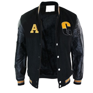 Veste de baseball universitaire pour homme, personnalisée, en laine polaire imprimée, imperméable et respirante, de haute qualité, vente en gros - Product Image 1