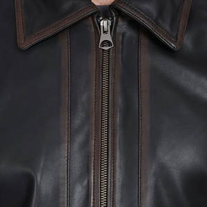 Beau look Collection hiver veste en cuir de motard à col montant pour hommes Style de luxe Fabricant en gros - Product Image 6