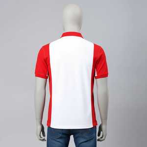 Chemises pour hommes en gros, tricotées, imprimées, personnalisées, brodées, avec poche, anti-plis, à manches courtes, en Spandex/Polyester - Product Image 2