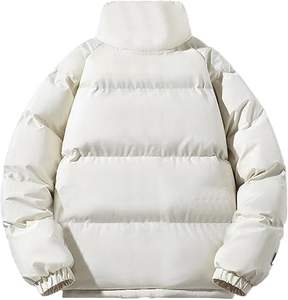 Chaqueta acolchada de manga larga con cuello levantado para hombre de alta calidad para invierno Chaquetas acolchadas de precio razonable en oferta - Product Image 4