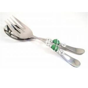 Ensemble de serveurs à salade modernes Poignée décorative Ustensiles de cuisine pour table, maison, restaurant, fête - Product Image 1