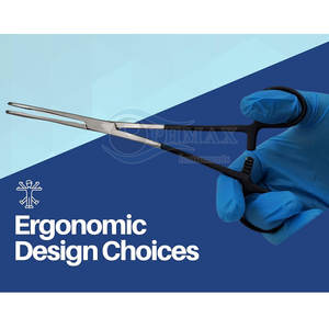 Pinzas de sujeción de esponja Rampley, abrazadera hemostática quirúrgica de 25cm, pinzas de sujeción de esponja Rampley Premium de acero inoxidable - Product Image 6