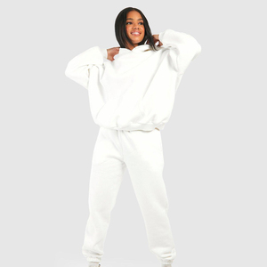 Chándales de Mujer de Alta Calidad al por Mayor, 100% Algodón Felpa, Premium Casual, Tallas Grandes, Diseño de Logotipo de Primera Calidad - Product Image 5