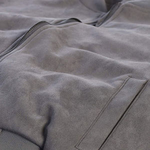 High Street Baseball Veste Vintage Flame Rider Tendance Logo Brodé Veste En Cuir Unisexe Marron varsity Vestes - Product Image 4