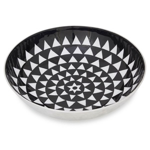 Bol à fruits en métal avec finition en émail, Design créatif, forme ronde, vaisselle, ustensiles, bol de service alimentaire pour salade - Product Image 5