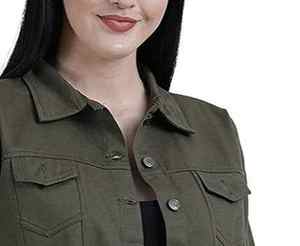 Veste en jean pour femmes avec services OEM et MOQ le plus bas, qualité supérieure, prix abordable, possibilité d'impression de votre propre logo - Product Image 5