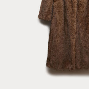 Vestes pour femmes de haute qualité, dernières tendances, vente en gros, manteau long en peau de mouton avec col en fourrure de renard, vêtements d'extérieur en cuir tendance pour l'hiver - Product Image 6