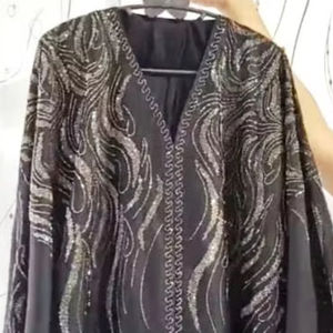 Ropa musulmana tradicional de mujer modesta elegante islámica hermosa Premium Fit Abaya Style Dubai-Accesorio incluido - Product Image 1