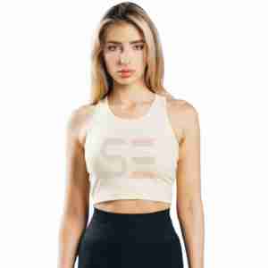 Best Quality Women's <b>Crop</b> Tank <b>Tops</b> Custom Design & Logo Breathable Quick Dry Polyester/Cotton Bulk Wholesale - Product Image 6