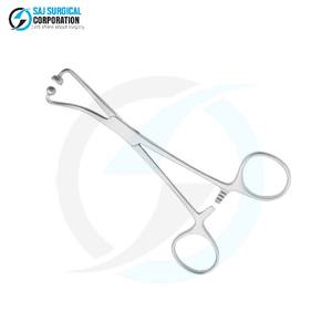 Pince à serviettes manuelle de qualité hospitalière à articulation bilatérale en acier inoxydable, durable, réutilisable, certifiée CE, performance chirurgicale fiable - Product Image 5