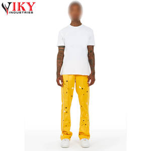 Pantalones Deportivos Acampanados para Hombre en Color Amarillo, Producto de Alta Calidad, Nuevo, con el Mejor Material, de VIKY INDUSTRIES - Product Image 2