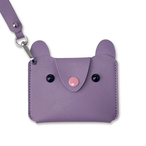 Custom Animal Shape Leather Card Holder PU Leather Short Wallet - Product Image 1