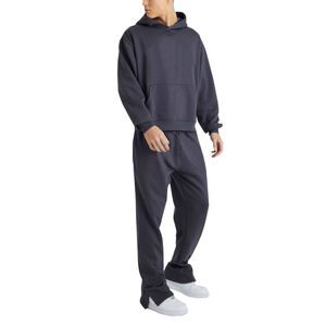 Ensemble de survêtement d'hiver pour hommes Sweat à capuche et pantalon Sports Nouveauté Flare Staked Survêtements pour hommes Vente en gros Personnalisé - Product Image 1