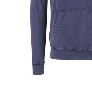 <b>Men's</b> New Fashion Acid Washed <b>Pullover</b> Hoodie 100% Cotton Custom Embroidered Loose Fitted Streetwear ODM Supply Solid Plain Dyed - Product Image 4