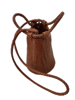 Sac bandoulière Hobo de luxe en cuir véritable marron, tissé à la main, style bohème, sac fourre-tout à tissage diagonal en cuir tressé pour femme, idéal pour l'extérieur