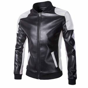แจ็กเก็ตหนังสำหรับผู้ชายแจ็คเก็ตหนัง PU สไตล์ใหม่แจ็กเก็ตหนัง - Product Image 3
