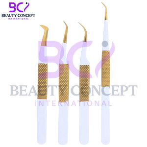 Professional Series Made in Pakistan Salon Grade Good Seller Multi Functional Steel Material Newest Lash Extension Tweezers - Product Image 4