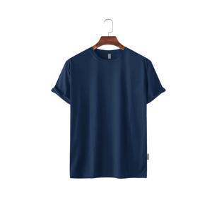 Camiseta de Manga Corta para Hombre, Talla Grande, Color Sólido, Algodón Peinado Premium 2026, Fabricante OEM, Ropa Urbana al por Mayor - Product Image 4