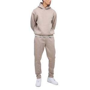 Survêtement unisexe en polaire 2-en-1 de qualité supérieure, respirant, haute densité (360g), pour l'hiver, style streetwear, en polyester/coton - Product Image 1