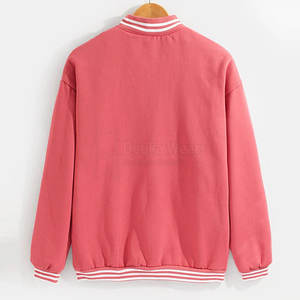 Chaqueta Letterman de Cuello Alto, Cómoda, con Logotipo Personalizado, Bolsillos Delanteros Modernos, Ropa de Moda, MOQ Bajo - Product Image 2