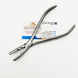 Alicates de curva de 2 orificios Acero inoxidable de grado quirúrgico Kit de herramientas de extensión de cabello de uso comercial plateado de 7 pulgadas - Product Image 5