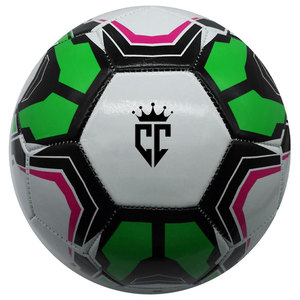 Taille professionnelle 4 ballon de football Logo personnalisé cousu à la machine couche TPU haute rétention d'air en cuir souple PVC pour l'entraînement en plein air - Product Image 1