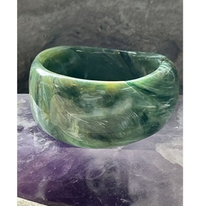 Handmade White Resin <b>Salad</b> <b>Bowl</b> <b>and</b> <b>Servers</b> Eco-Friendly <b>and</b> Lightweight Tableware Customized for Food Serving <b>and</b> Parties - Product Image 3