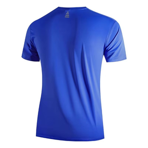 Muscle Fit Mens Gym camiseta Compresión Manga corta Deportes Top Entrenamiento de secado rápido Entrenamiento Fitness Ropa atlética Servicios OEM - Product Image 2