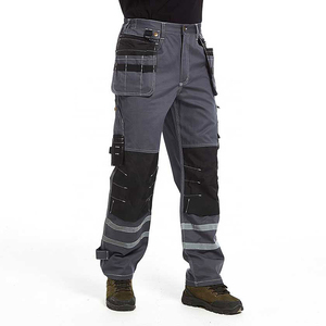 Pantalones de seguridad de color negro hechos a medida Pantalones de seguridad de alta visibilidad Pantalones de seguridad de protección a prueba de viento reflectantes de alta visibilidad - Product Image 2