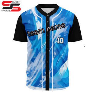 Camiseta de béisbol personalizada de poliéster 100% sublimada al por mayor Jersey de softbol en blanco ropa de equipo personalizada ropa deportiva Kit de béisbol - Product Image 3
