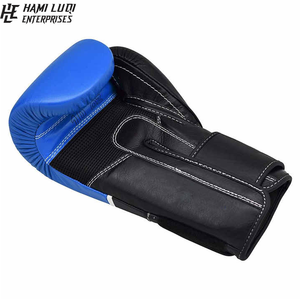 Gants de boxe MMA en cuir professionnels en gros avec logo personnalisé pour l'entraînement au Sanda - Product Image 3