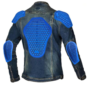 Veste en jean rembourrée surdimensionnée originale 100% coton pour homme Veste en jean tendance à l'aspect urbain - Product Image 2