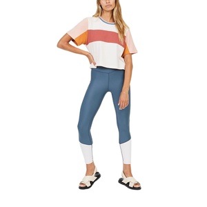 T-shirts courts personnalisés en coton, couleur unie, pour femmes, t-shirts vierges - Product Image 1