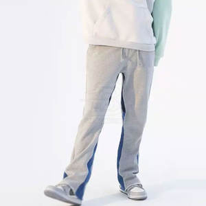 Pantalon de survêtement évasé pour hommes de meilleure qualité Nouveau design Taille moyenne Vêtements décontractés pour une utilisation en extérieur Motif droit - Product Image 3