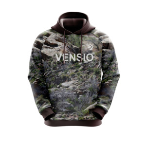 Sólido con capucha personalizado desgastado pulóver caza 100% poliéster completo impreso Sudadera con capucha hombres - Product Image 2