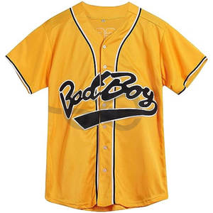 Precio al por mayor de manga corta hombres uniforme de béisbol de impresión personalizada de cuello redondo nueva camiseta de béisbol de color personalizado sublimado - Product Image 1