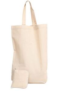 Venta caliente logotipo personalizado bolsa de mano plegable patrón sólido bolsa de compras de lona con asa de algodón producto de tela impresa de la India - Product Image 2