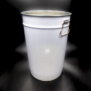 Diameter 305 mm customizable <b>tinplate</b> conical pails with lug lid or ring latch lid and total capacity 30 and 32 lt. - Product Image 3