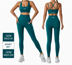 Conjunto de Yoga para Mujer, Ropa Deportiva para Gimnasio, Conjunto de Yoga Transpirable para Mujer - Product Image 1