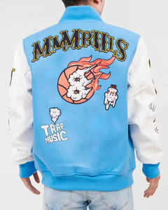 ผู้ผลิต OEM เสื้อแจ็คเก็ตเบสบอลแบบ Letterman คุณภาพสูง ผลิตจากโพลีเอสเตอร์  สำหรับผู้ชาย สไตล์สตรีท กันน้ำ ระบายอากาศได้ดี - Product Image 4