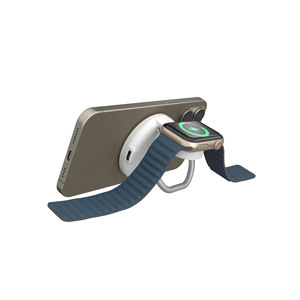 Support de charge magnétique sans fil 2-en-1 avec indicateur LED, design élégant et moderne - Product Image 2