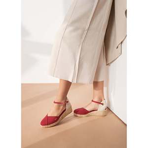 Pubol in tela in edizione limitata espadrillas sandali Premium con elegante Design a zeppa - Product Image 2