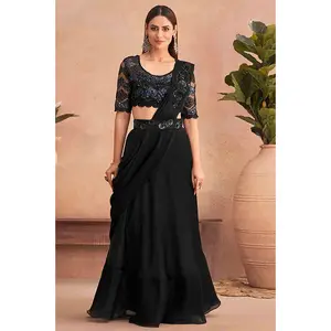 Letest डिजाइन भारतीय पोशाक रेशम साड़ी भारतीय भारत से रेशम साड़ी रेशम साड़ी पहनने के लिए तैयार कांचीपुरम