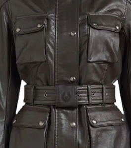 Chaqueta de cuero de vaca para motocicleta, ropa impermeable para hombre, chaquetas de cuero para bicicleta de carreras con protectores aprobados por CE - Product Image 2